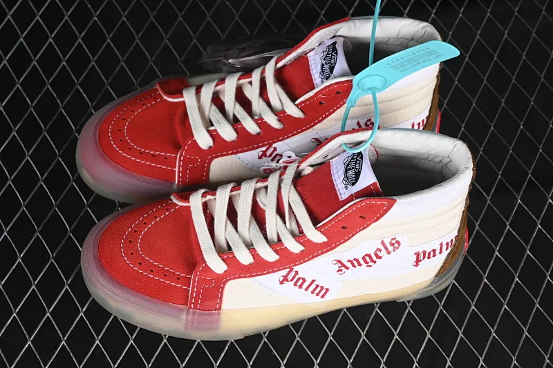 All categories Vans Vans series Vans Mid Vans China Palm Angels x Vans Sk8-Mid joint mid-top casual sneakers VN000CRPGRN
